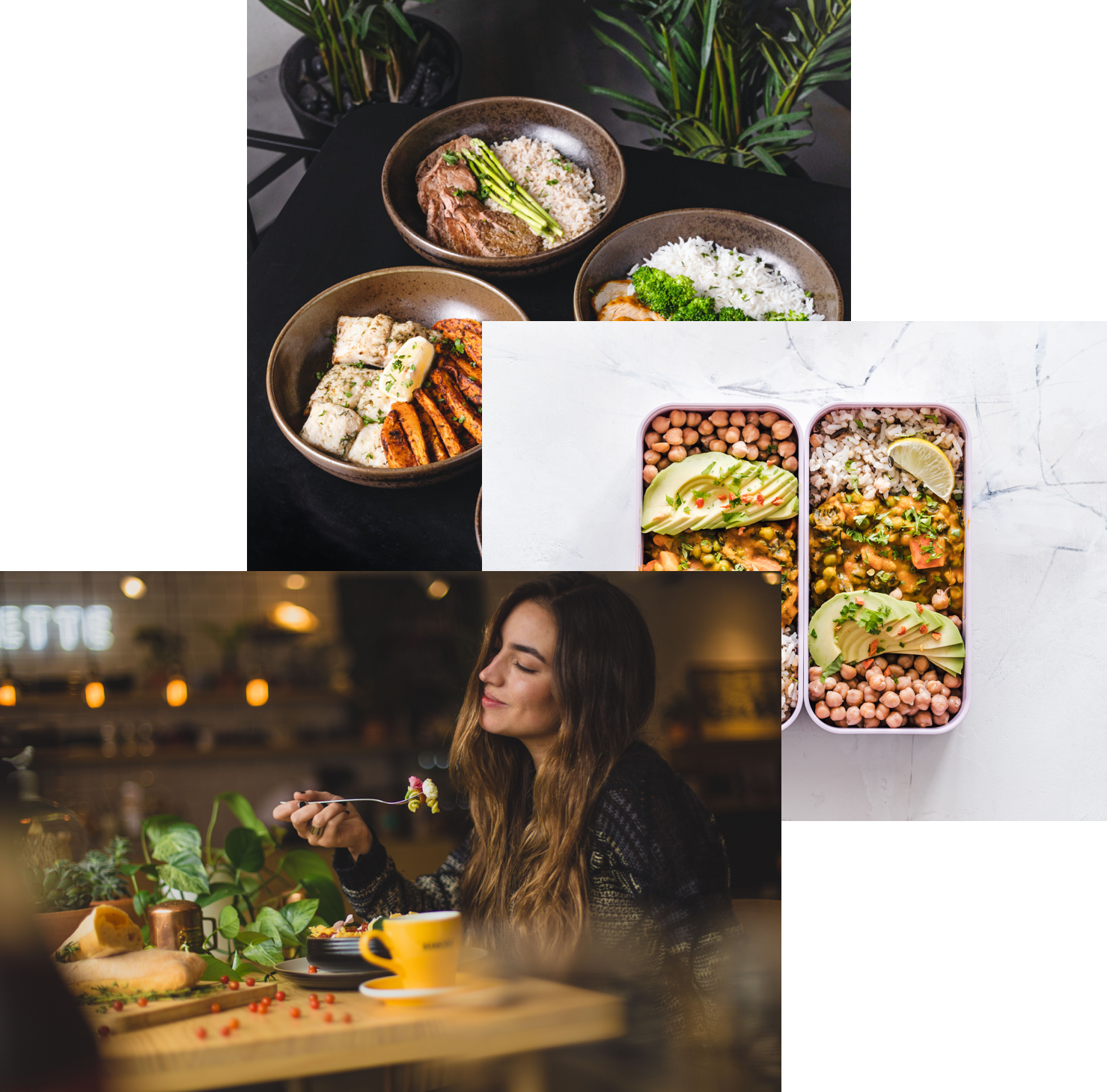 Women Enjoying the food